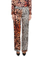 ROBERTO CAVALLI Moray Eel Print Trousers for Women