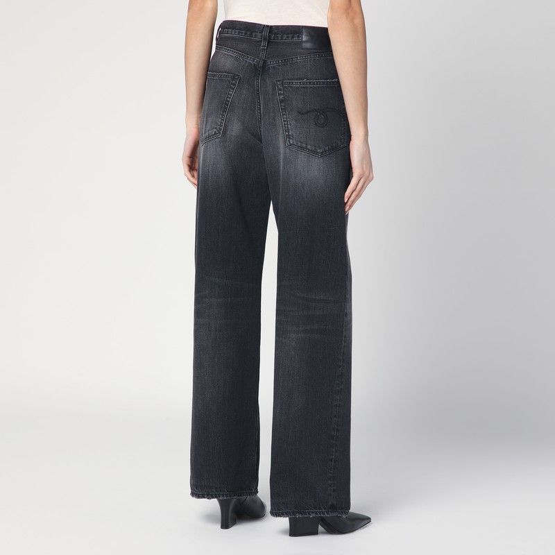 R13 Faded Wide Jeans for Women - SS25