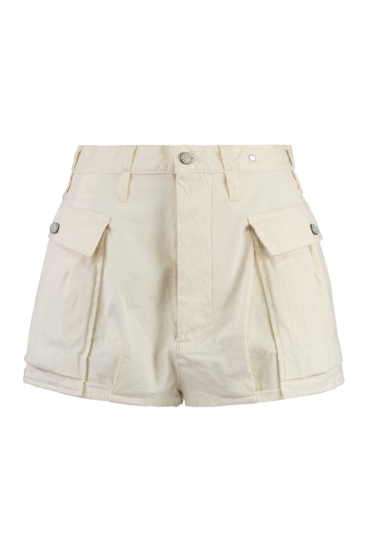 R13 Mini Cargo Shorts - Trendy Cotton Blend for Women