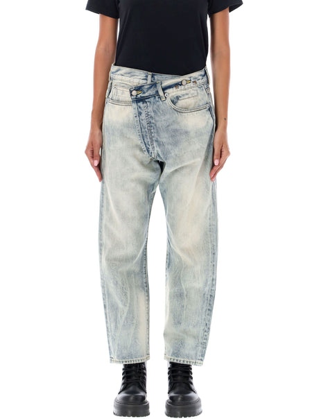 R13 Crossover Jeans for Women - Relaxed Fit