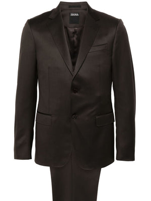 ZEGNA Luxurious Wool and Mohair Suit for Men - Fall 2024