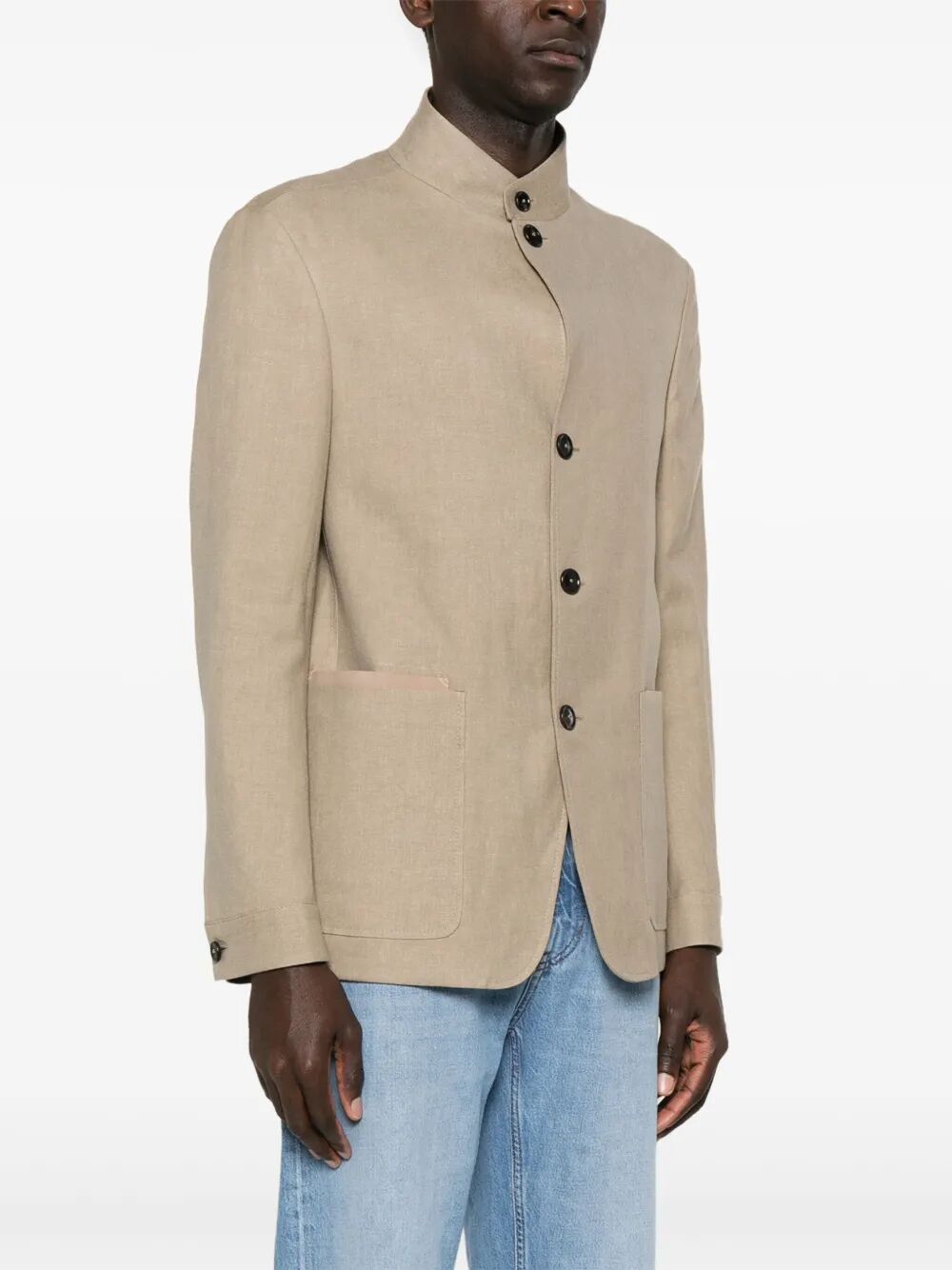 ZEGNA Linen and Wool Chore Jacket