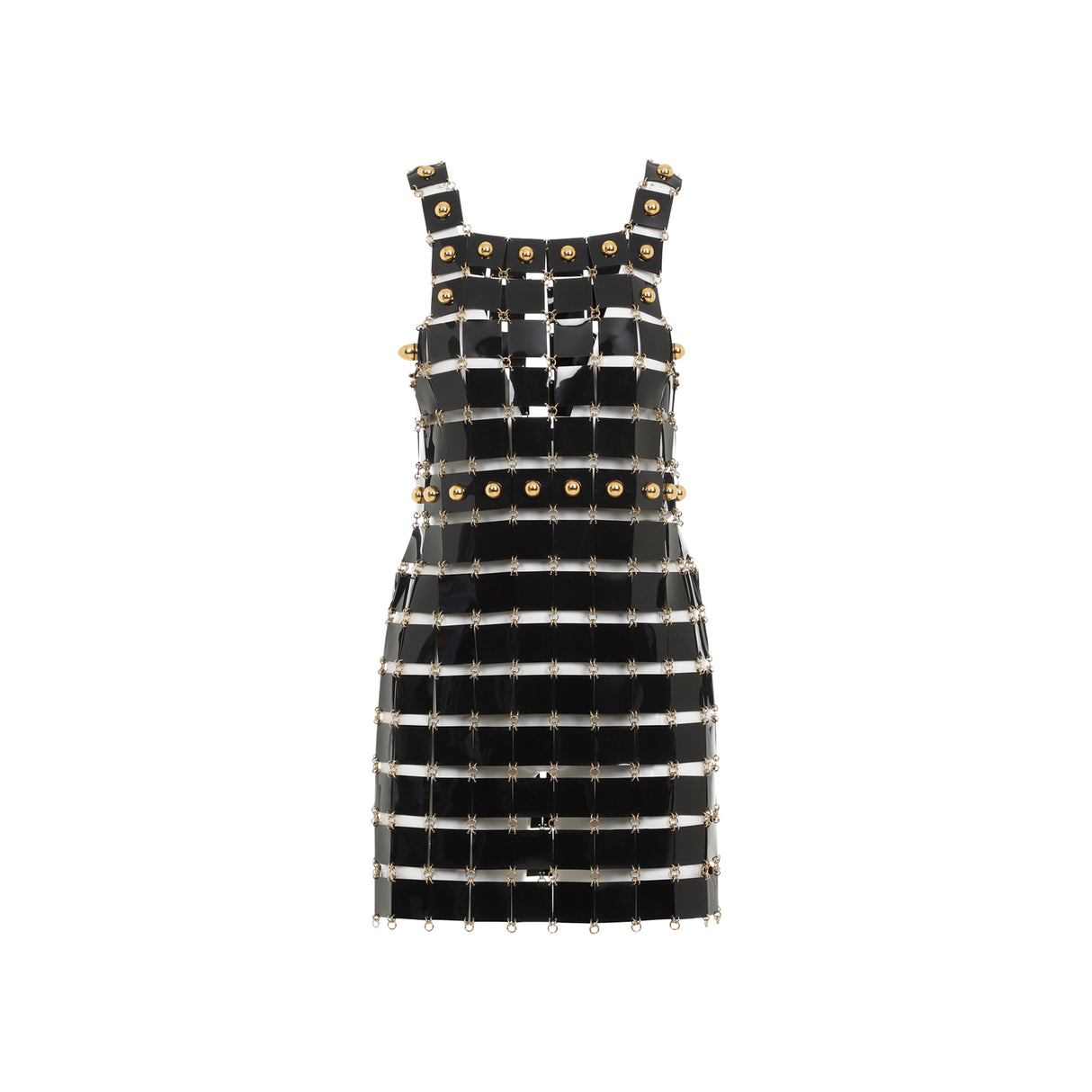 RABANNE Stunning Mini Dress with Luxury Accents