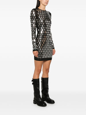 RABANNE Elegant Studded Mini Dress for Women