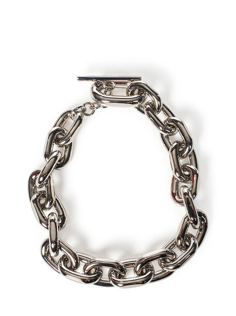 RABANNE Bijoux Silver Link Necklace