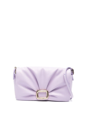 ROGER VIVIER Elegant Mini Handbag with Gathered Detailing