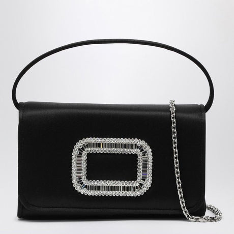 ROGER VIVIER Mini Satin Micro Pilgrim Handbag