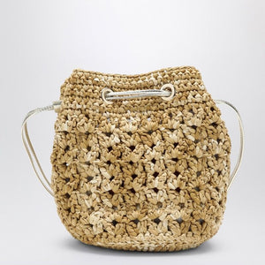 ROGER VIVIER Mini Crochet Bucket Handbag