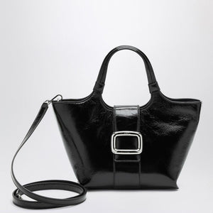 ROGER VIVIER Mini Viv' Chock Patent Leather Tote