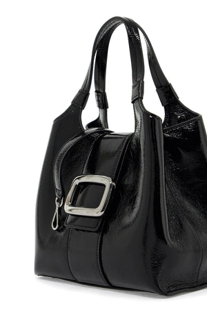 ROGER VIVIER Mini Viv' Chock Patent Leather Tote