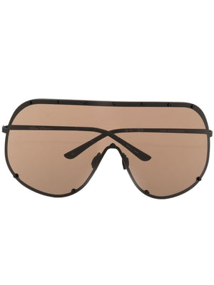 RICK OWENS Fashion Shield Sunglasses for Women - SS25 Collection