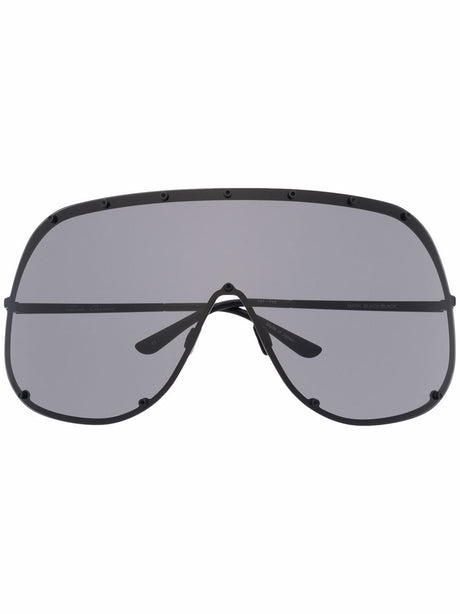 RICK OWENS Oversized Metal Frame Sunglasses