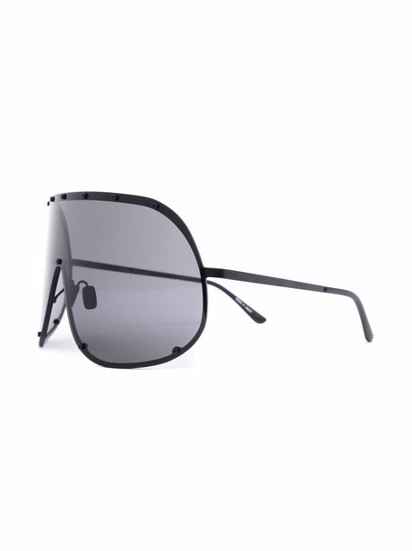 RICK OWENS Oversized Metal Frame Sunglasses