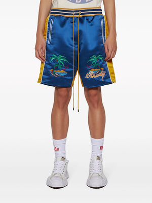 RHUDE Men's Mini Eagles Bermuda Shorts