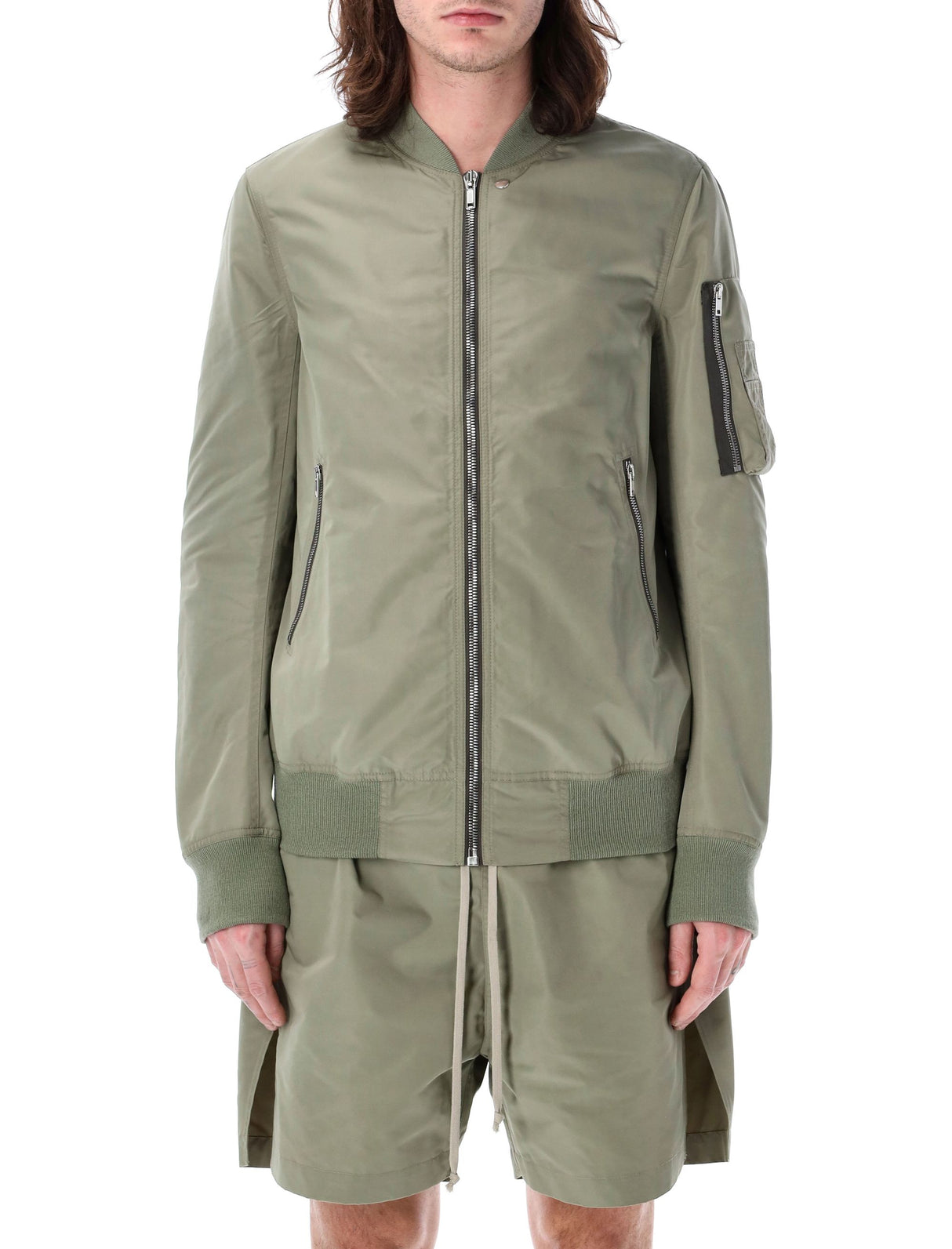 RICK OWENS Classic Flight Jacket for Men - Spring Summer 25