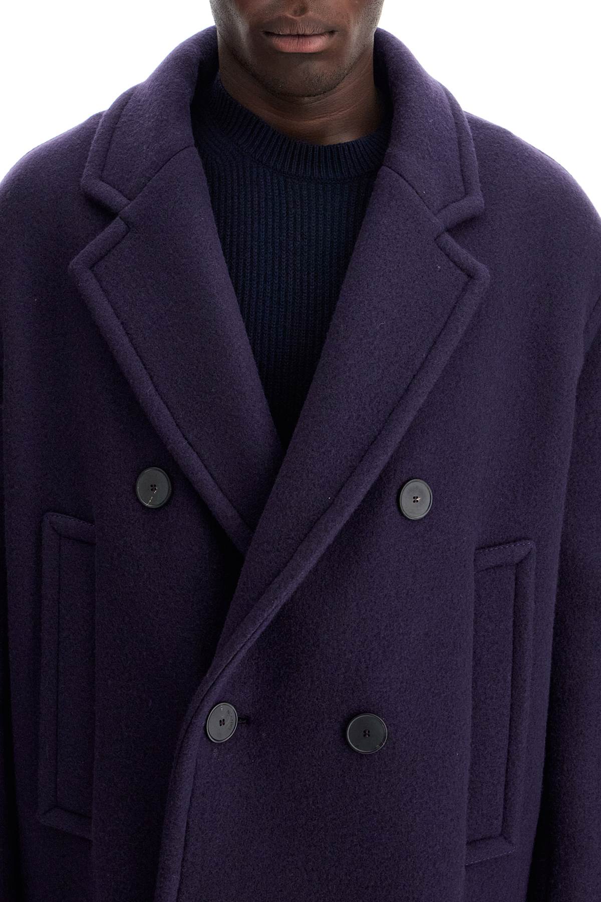 LANVIN Elegant Double-Breasted Wool Jacket