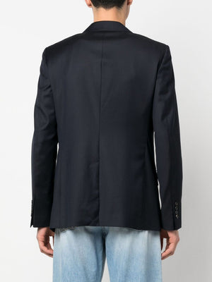 LANVIN Single-Breasted Wool Blazer - FW23