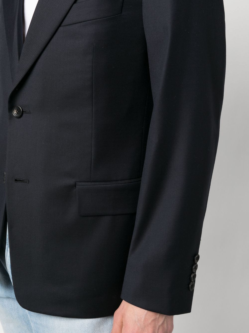 LANVIN Single-Breasted Wool Blazer - FW23