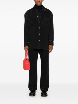 LANVIN Stylish Straight-Fit Shirt for Men - FW24 Collection