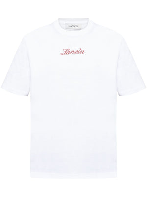 LANVIN Script Logo T-Shirt for Men - SS25 Collection