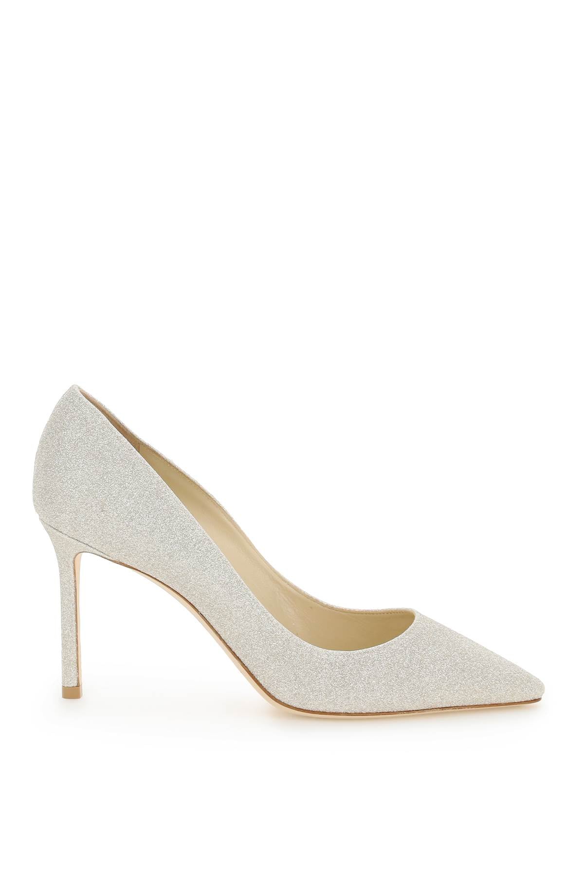 JIMMY CHOO Glamorous Dusty Glitter Pumps - 85mm Stiletto