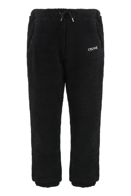 CELINE Men's Mini Track-Pants with Zipped Pockets