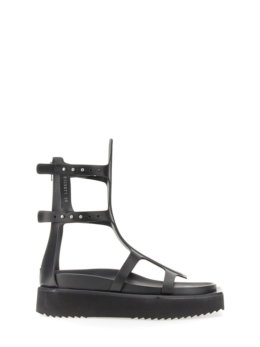 RICK OWENS Turbo Cyclops Spartan Platform Sandals 4.5cm