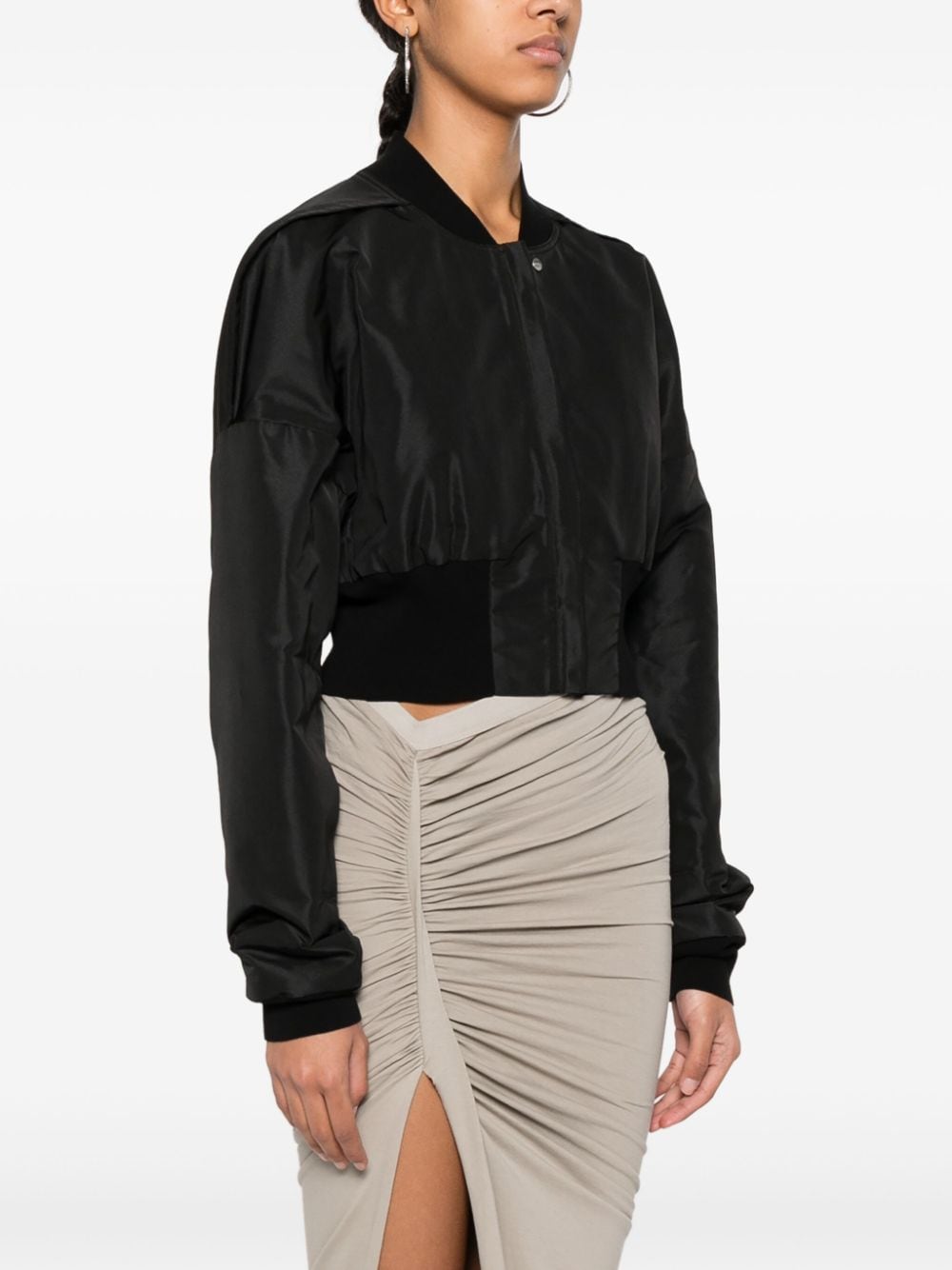 RICK OWENS Mini Cropped Bomber Jacket