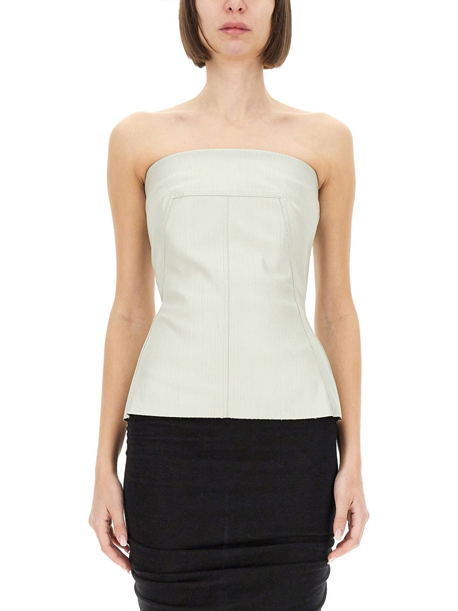 RICK OWENS Women's Mini Bustier Top