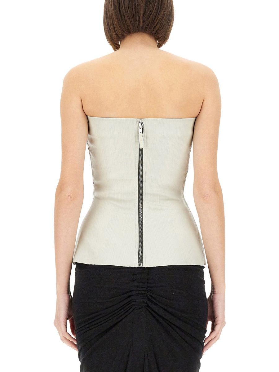 RICK OWENS Women's Mini Bustier Top