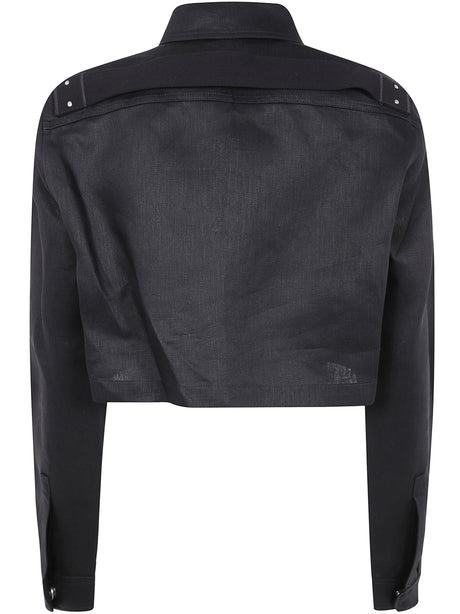 RICK OWENS Mini Cropped Outshirt for Women