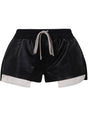 RICK OWENS Leather Mini Boxers Shorts for Women