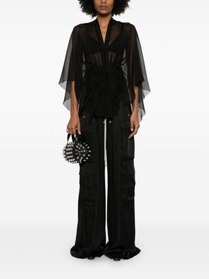 RICK OWENS Women’s Cargo Belas Trousers - SS25