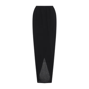 RICK OWENS Soft Pillar Long Skirt for Women