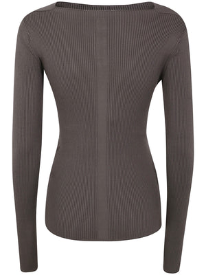 RICK OWENS Women's Long Sleeve Babel Top