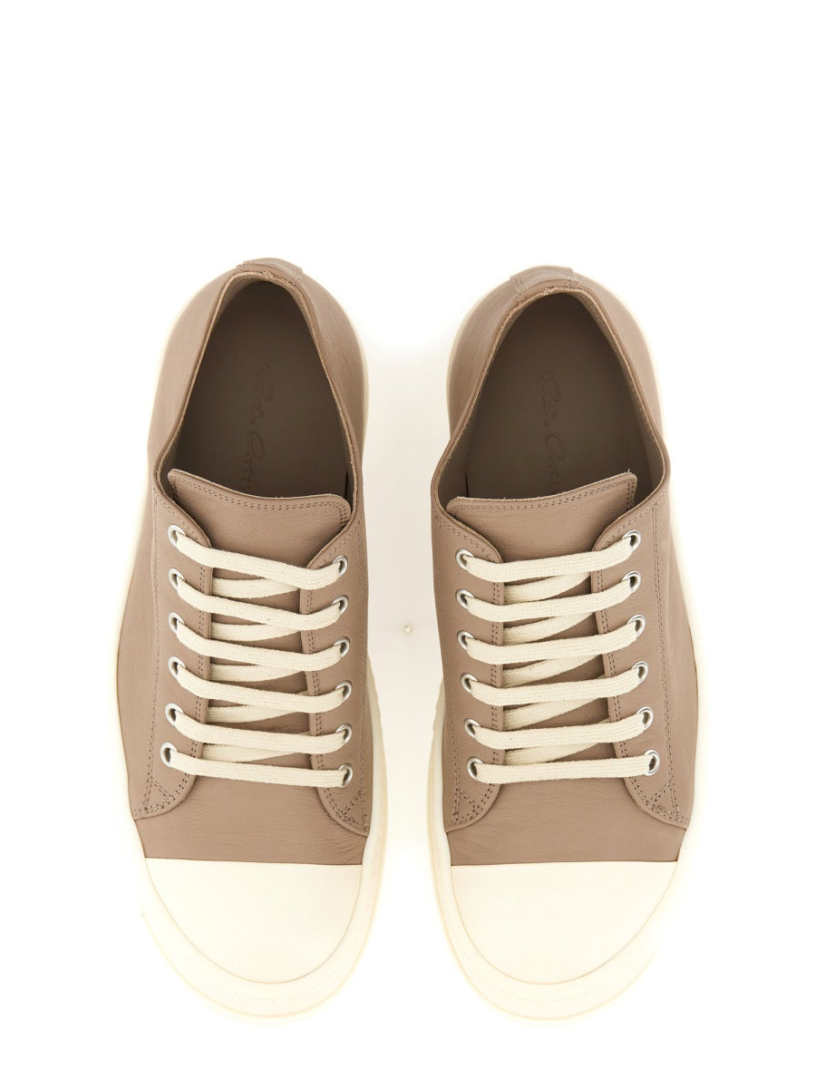 RICK OWENS Elegant Low Top Lace Up Sneakers for Women