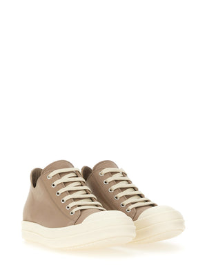 RICK OWENS Elegant Low Top Lace Up Sneakers for Women