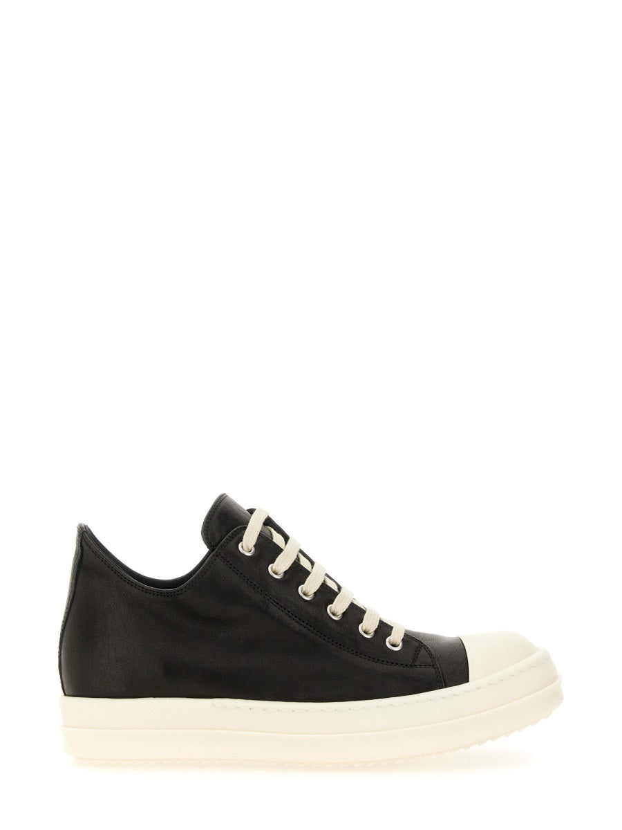 RICK OWENS Elegant Low Top Lace Up Sneakers for Women