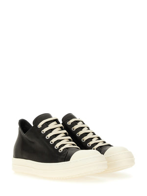 RICK OWENS Elegant Low Top Lace Up Sneakers for Women