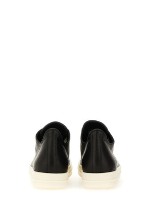 RICK OWENS Elegant Low Top Lace Up Sneakers for Women