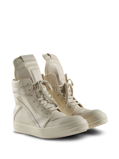 RICK OWENS Women's Geobasket Leather Sneakers - SS25 Edition