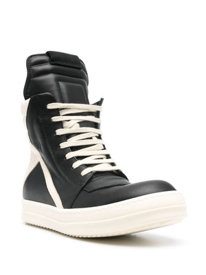 RICK OWENS Women's Geobasket Leather Sneakers - SS25 Edition