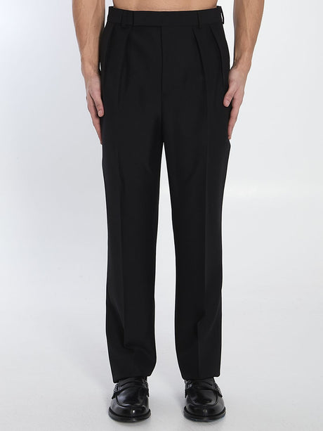 CELINE Classic Fit Trousers for Men - Size 48