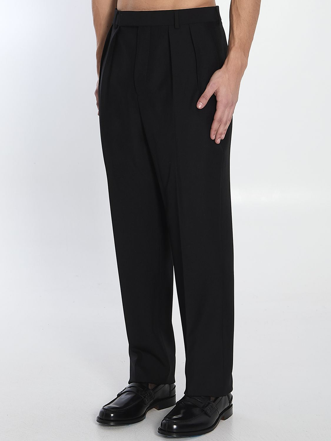 CELINE Classic Fit Trousers for Men - Size 48