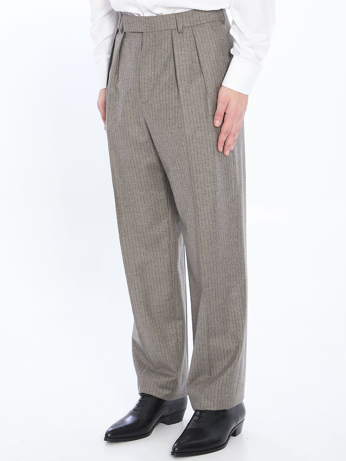 CELINE High-Waisted Trousers - Size 48