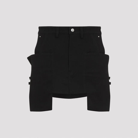 RICK OWENS Chic Wool Mini Skirt for Women