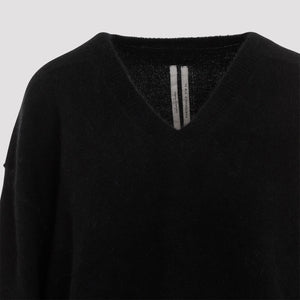 RICK OWENS V-Neck Knit Sweater for Women