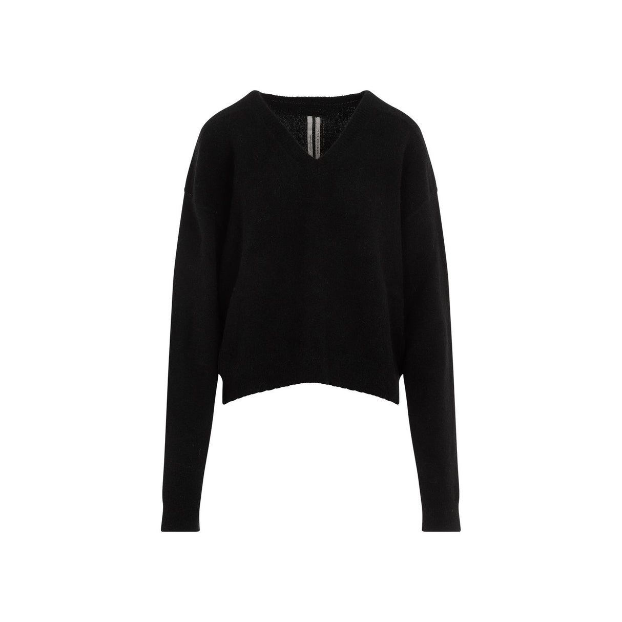 RICK OWENS V-Neck Knit Sweater for Women