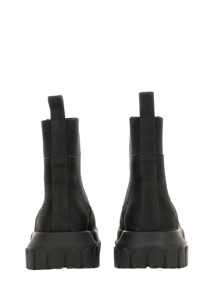 RICK OWENS Leather Ankle Boot for Women