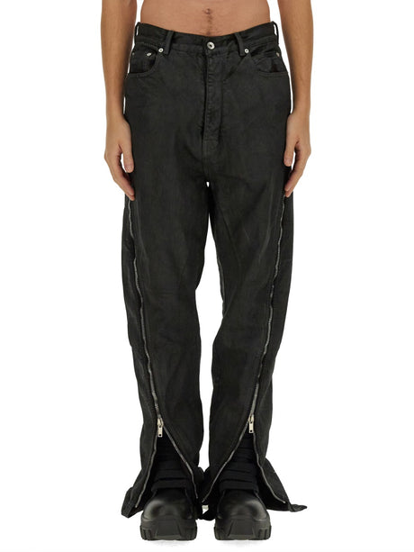 RICK OWENS Men's Cotton Denim Pants - Size 32